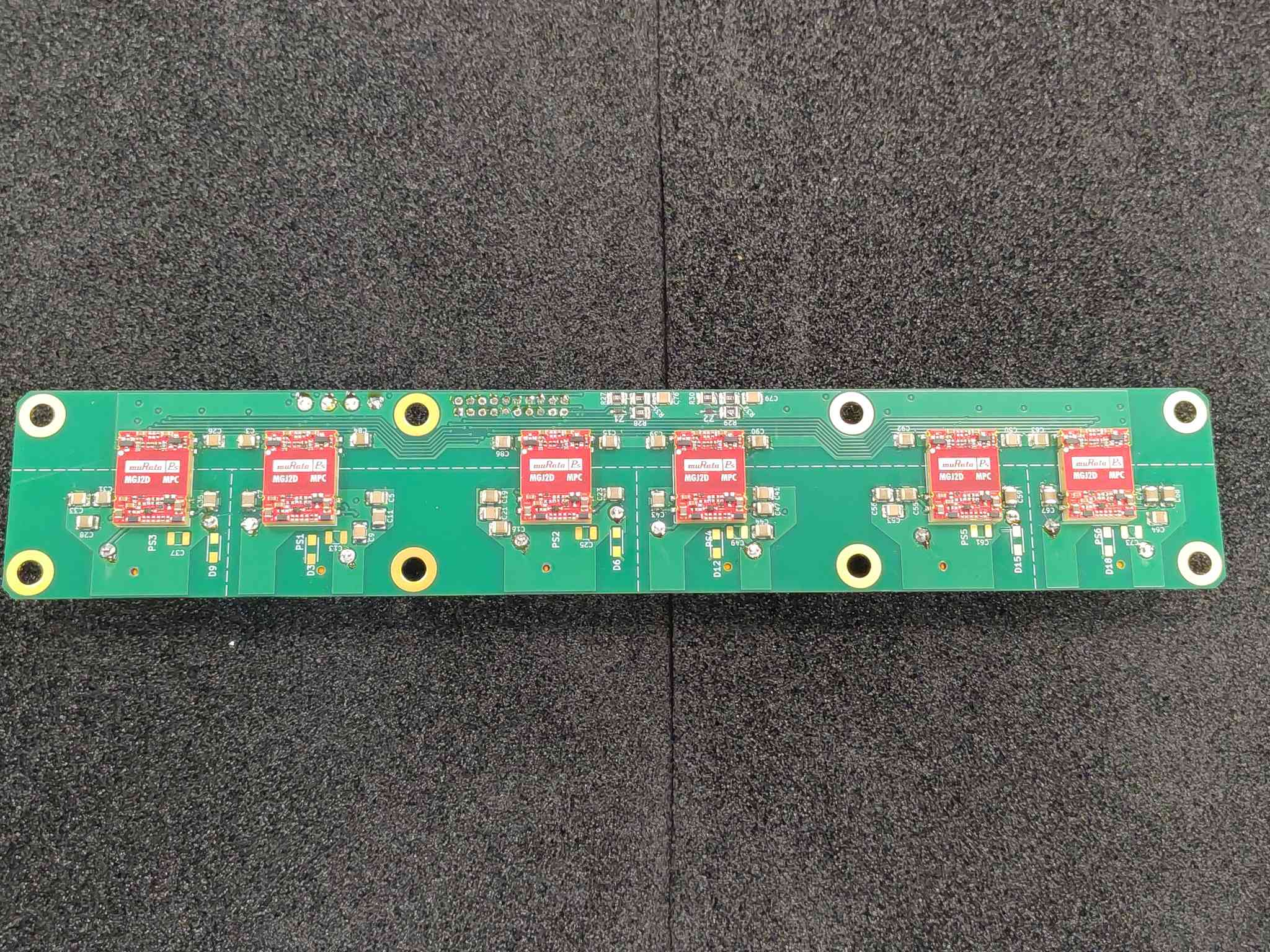 Completed gate driver assembly, bottom view