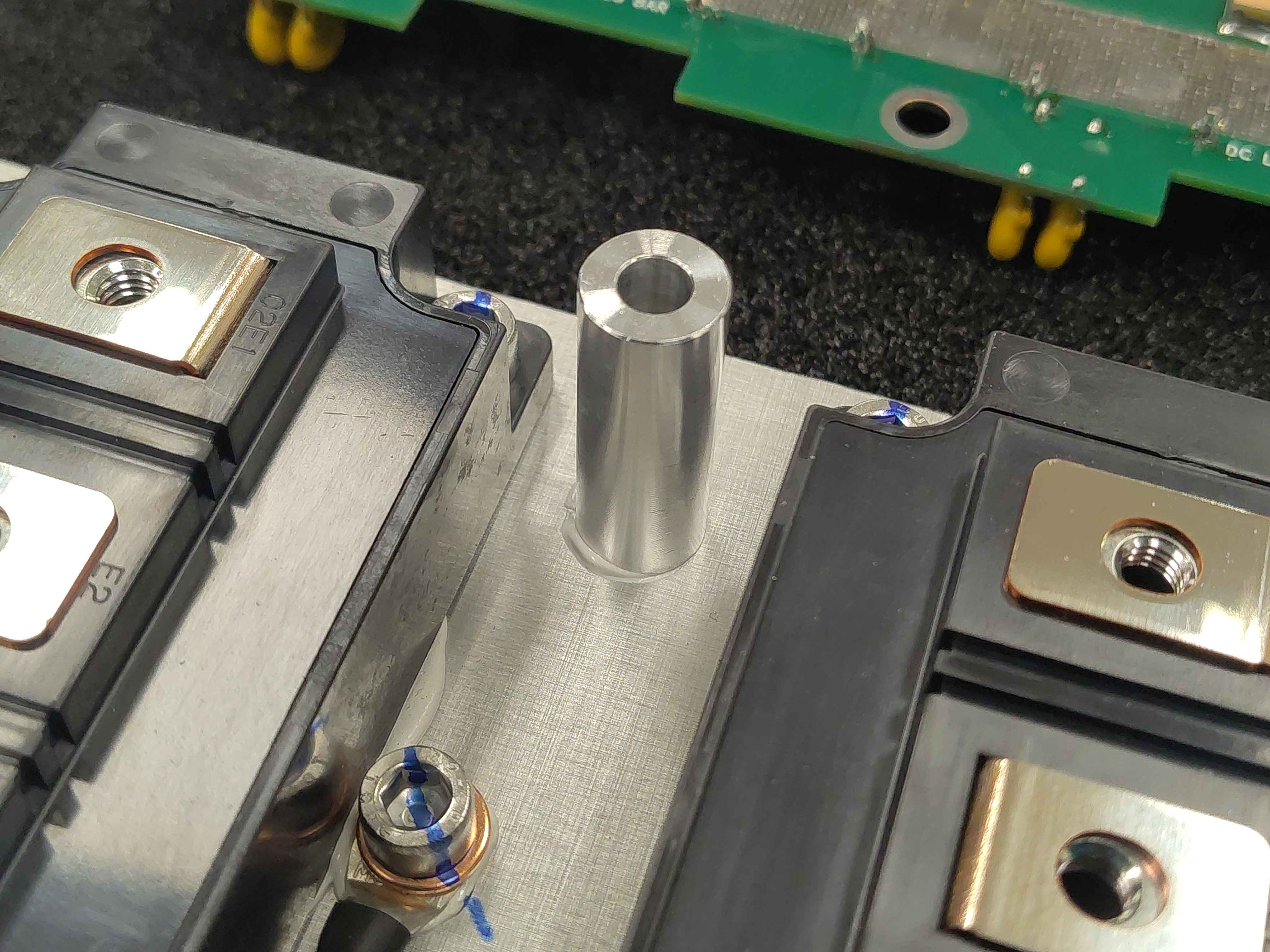 Placing a pasted spacer onto the heatspreader