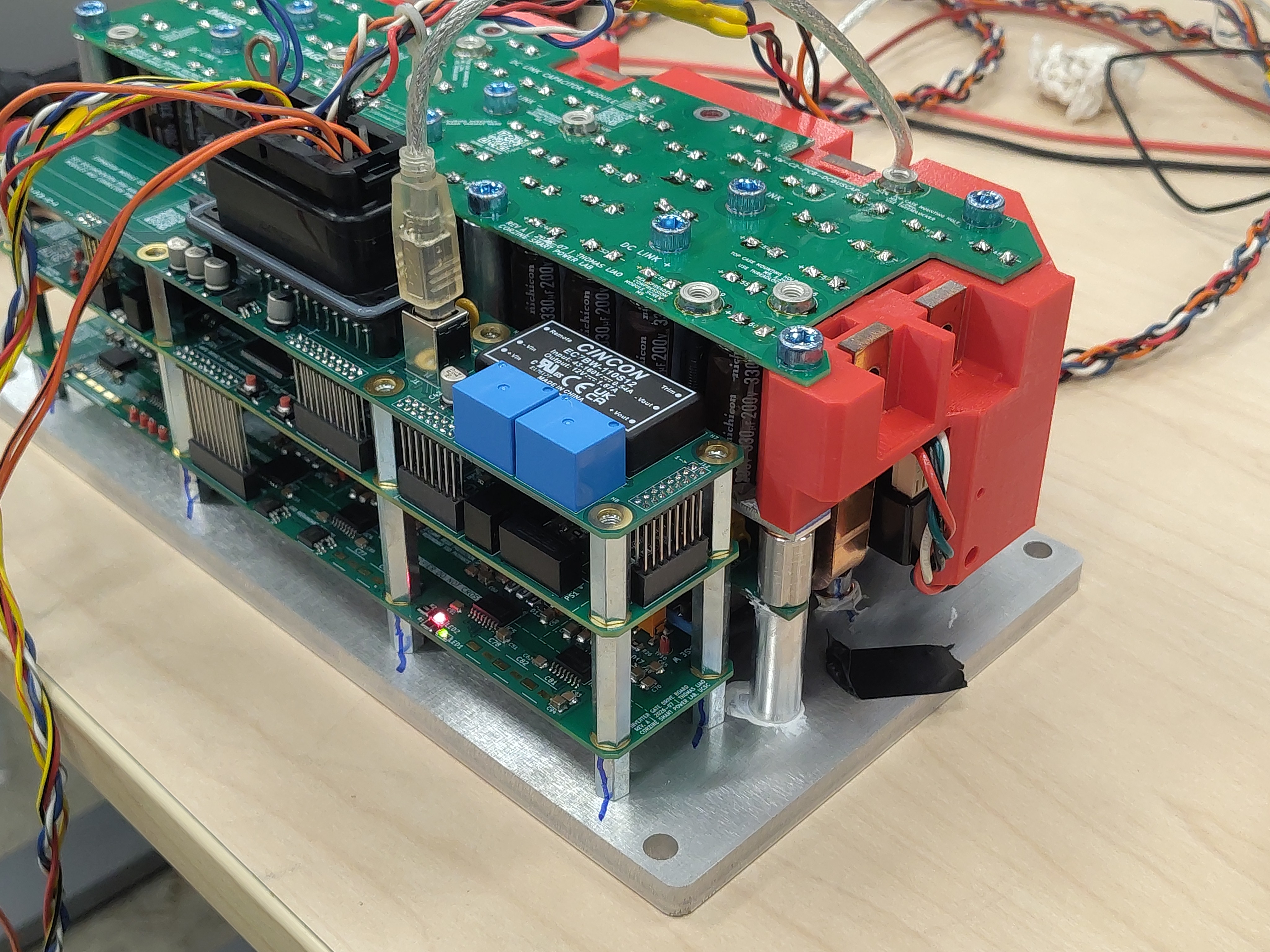 Gen7 stack on the aluminum base plate