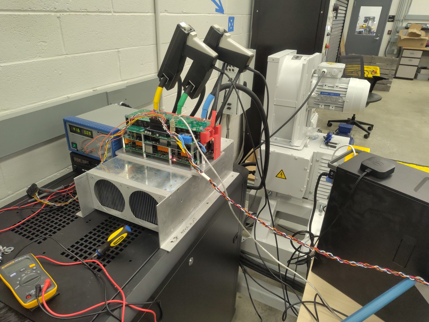 Dynamometer test setup