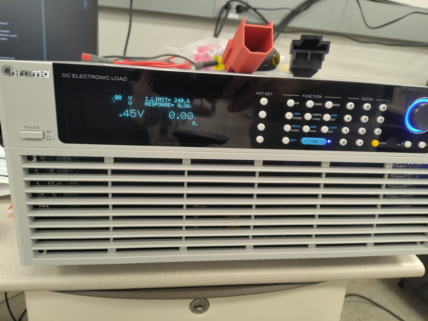 Chroma DC electronic load bank, CV clamp at 150 V